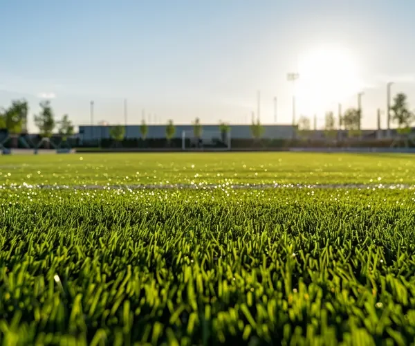 Artificial Grass Installation For A Sports Field